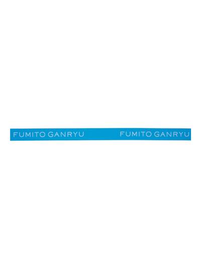 Fumito Ganryu Blue Elastic Logo Lift Lock Belt outlook