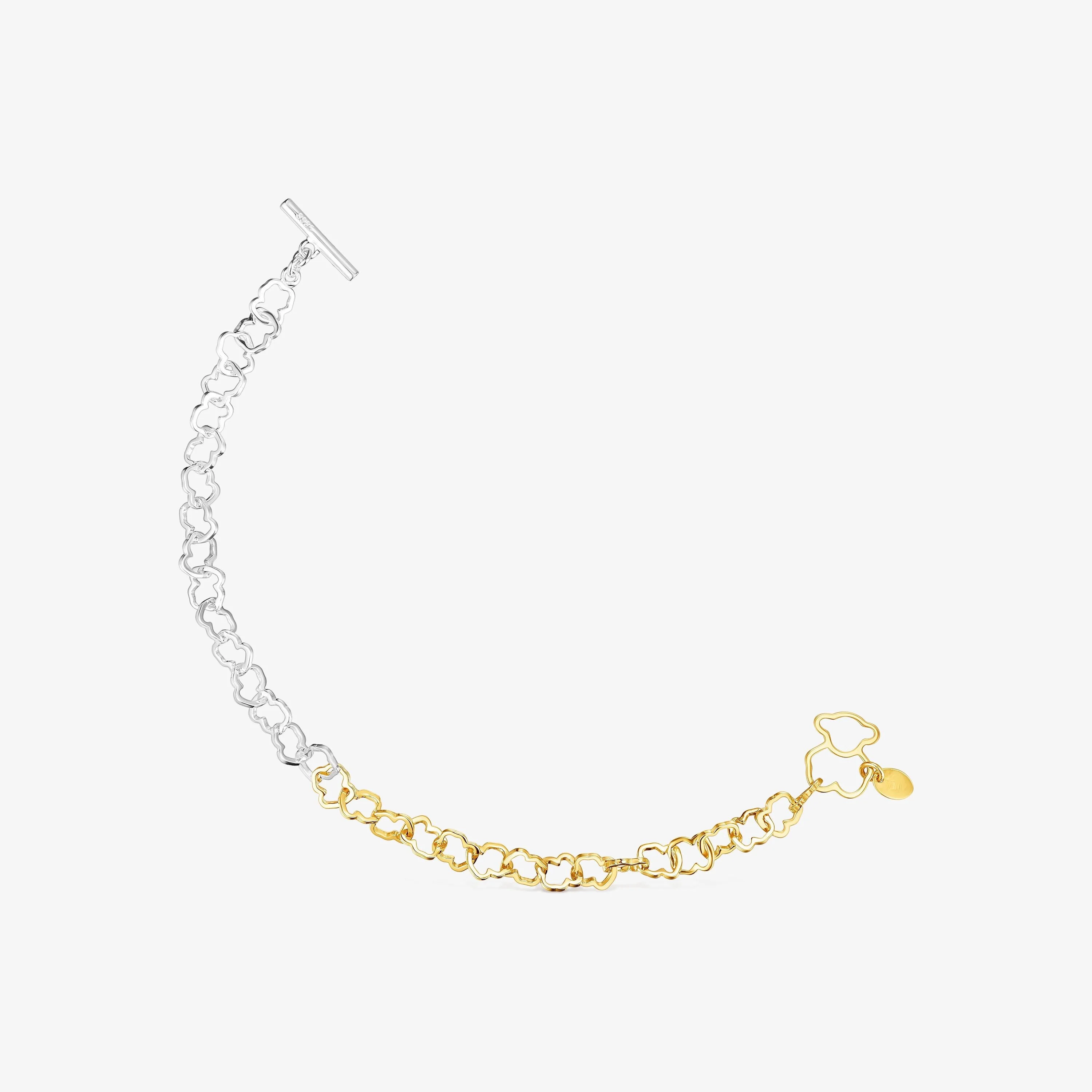 Two-tone TOUS Carrusel bear-motif Bracelet - 1