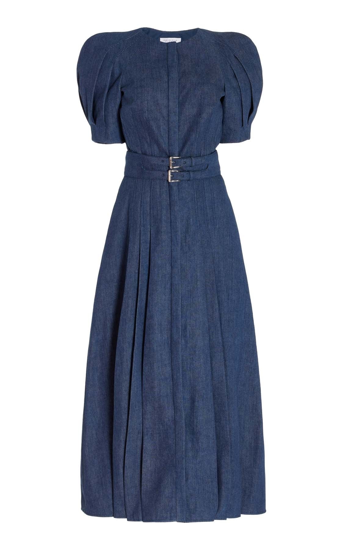 Patricia Dress in Organic Denim - 1