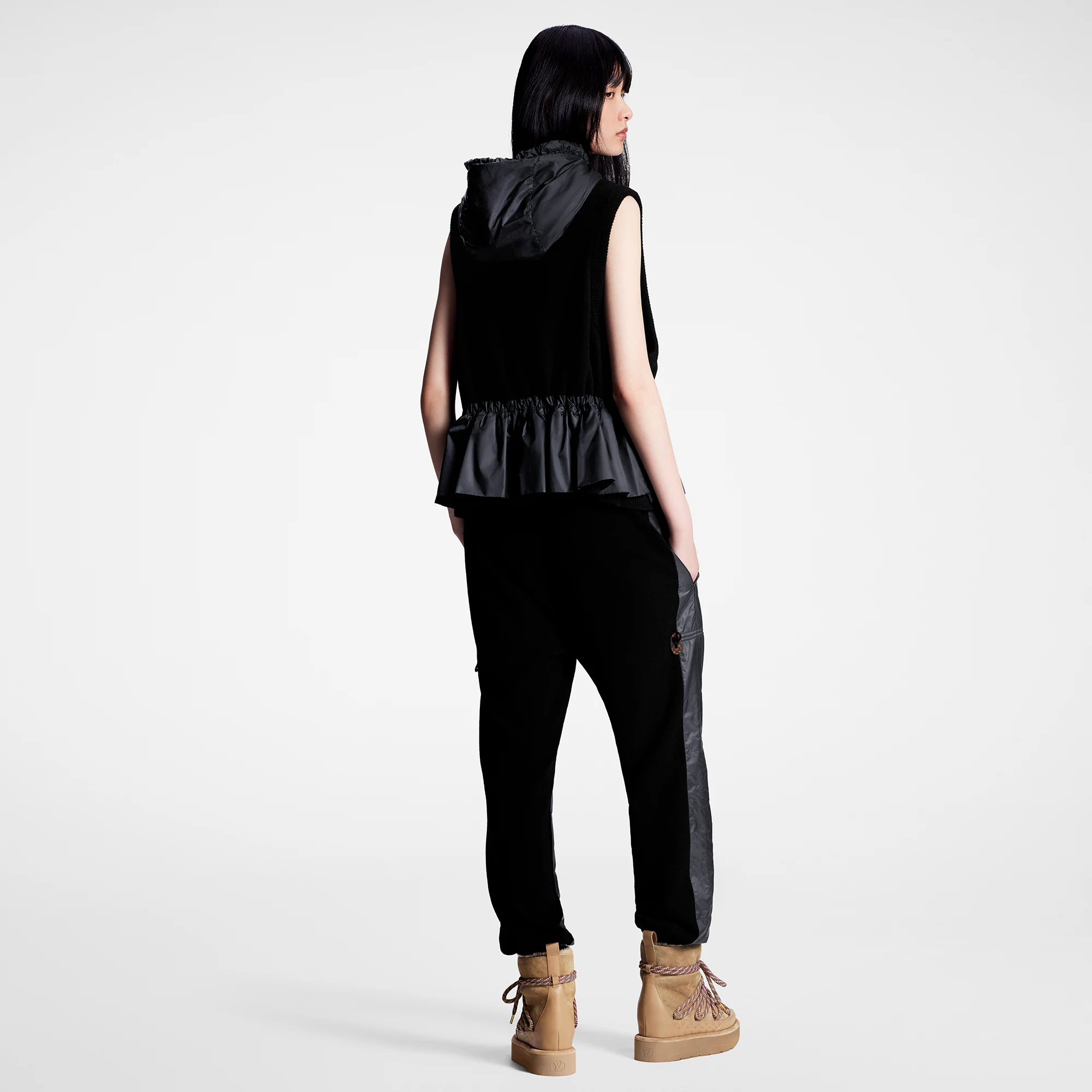 Nylon Insert Jogging Pants - 3