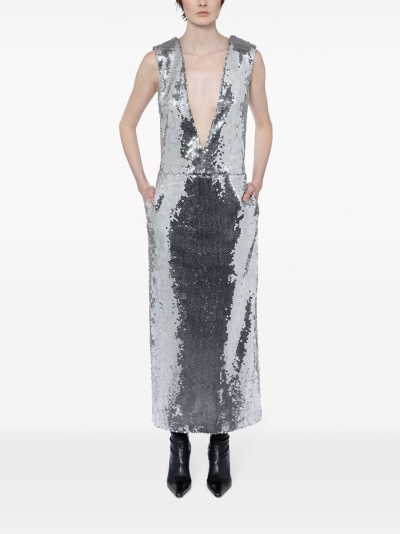 16ARLINGTON Ares sequinned midi dress outlook