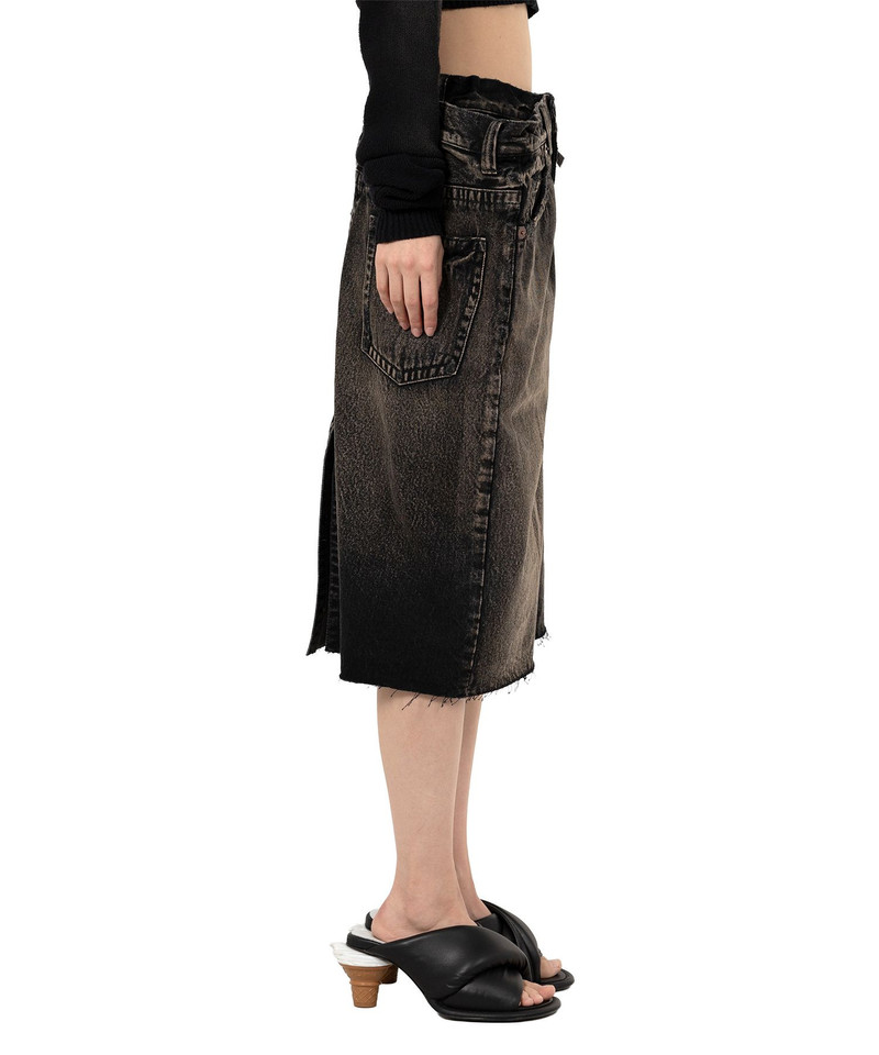 Huge Layered Denim Skirt 6