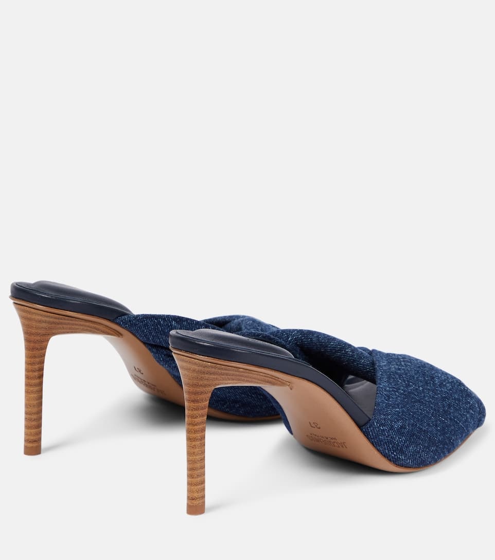 Les Mules Bagnu denim mules - 3