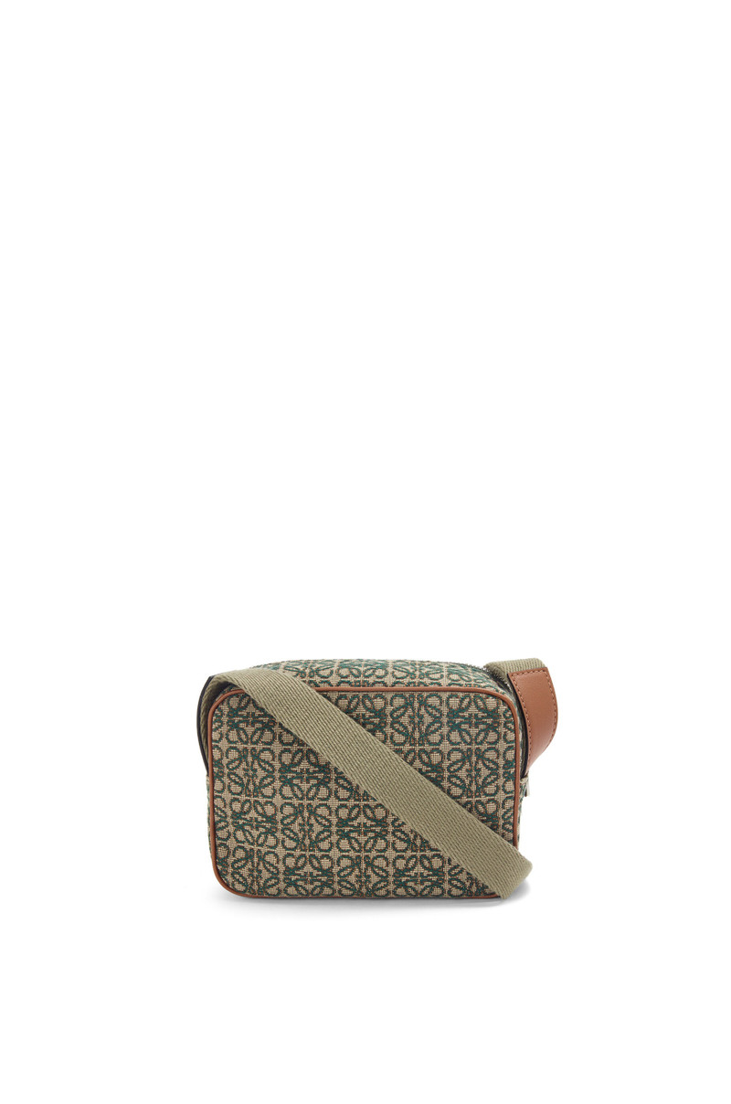 Mini Camera bag in Anagram jacquard and calfskin 4