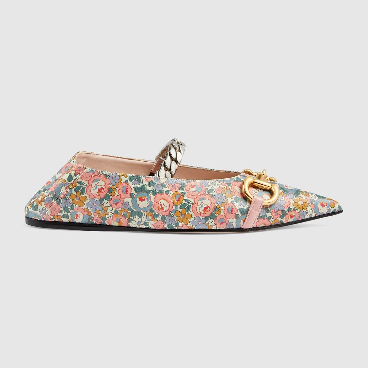 Women's Gucci Liberty online exclusive floral ballet flat - 1