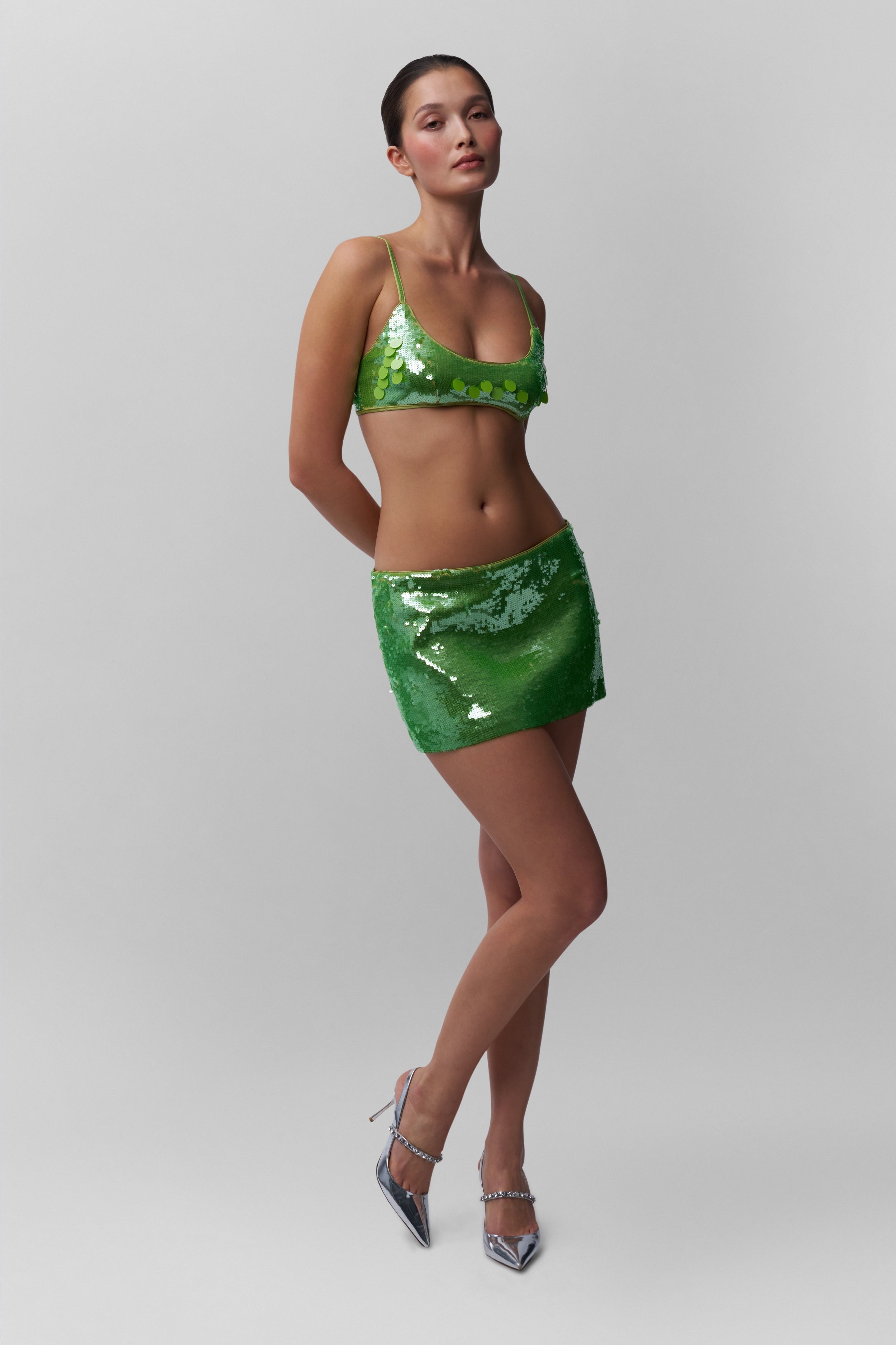SEQUIN MINI SKIRT - 3