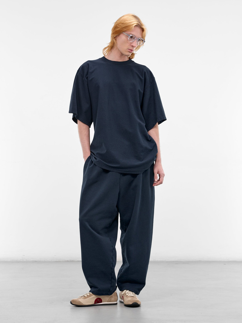 HED MAYNER Navy Cotton Baggy Sweatpants outlook