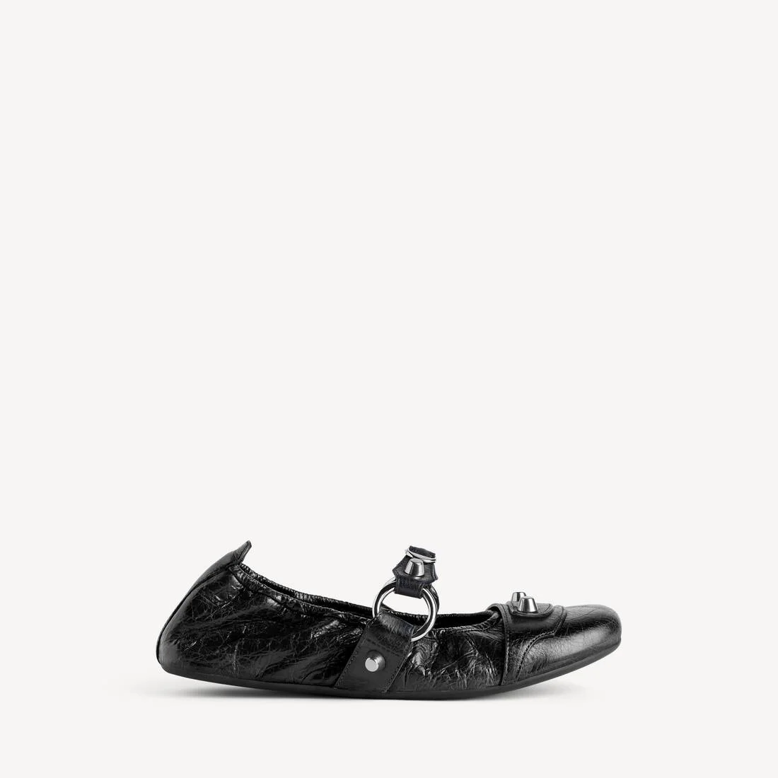 Women's City Ballerina in Black/silver - 1