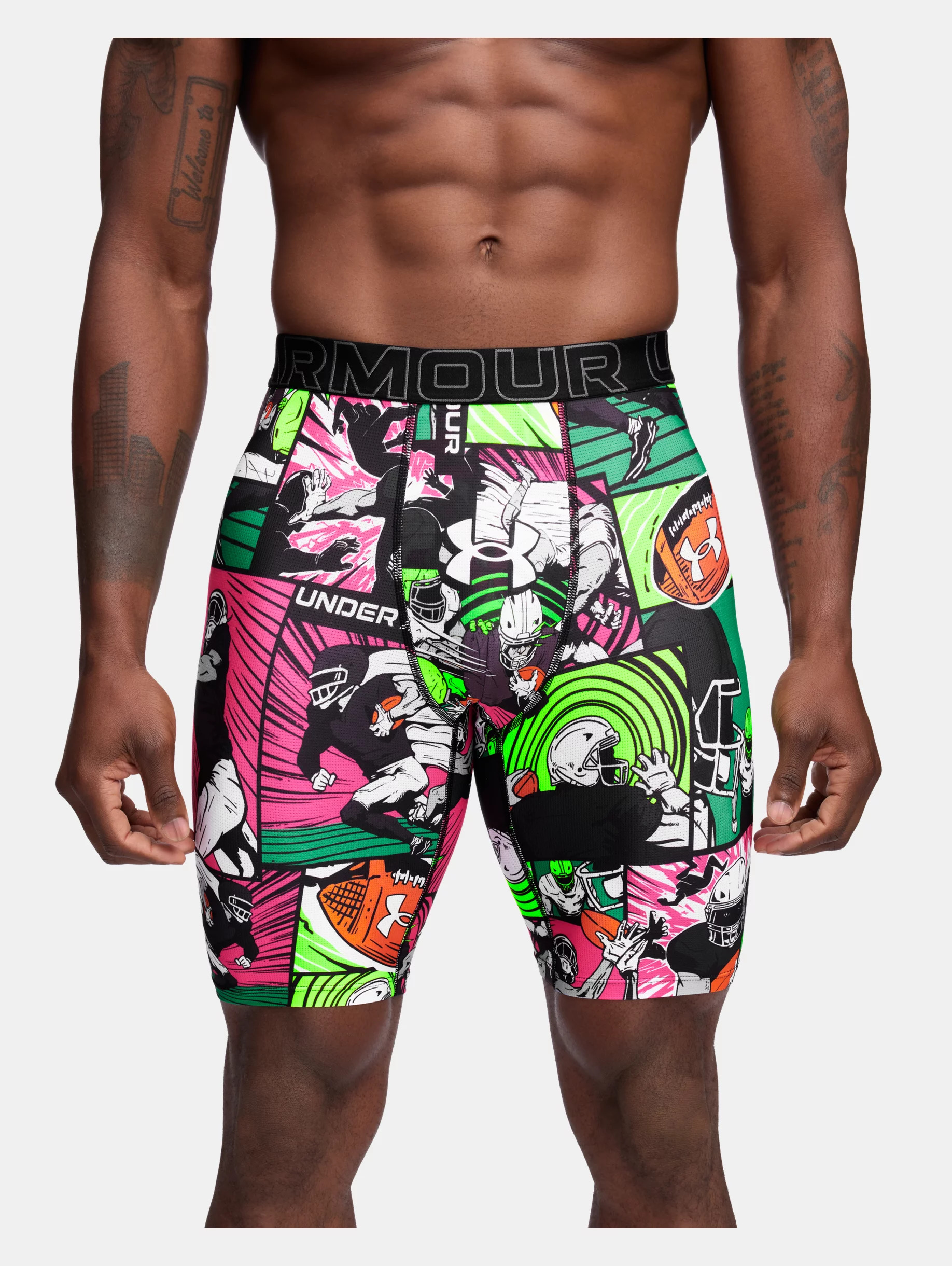Men's UA Performance Tech Mesh Graphic 9" Boxerjock® - 1