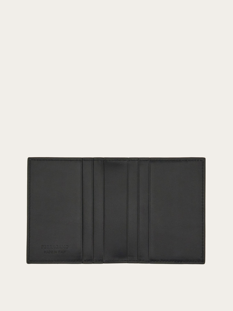 FERRAGAMO Dual tone credit card holder outlook