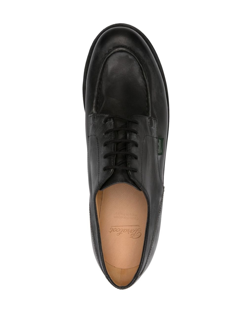 leather derby shoes - 4