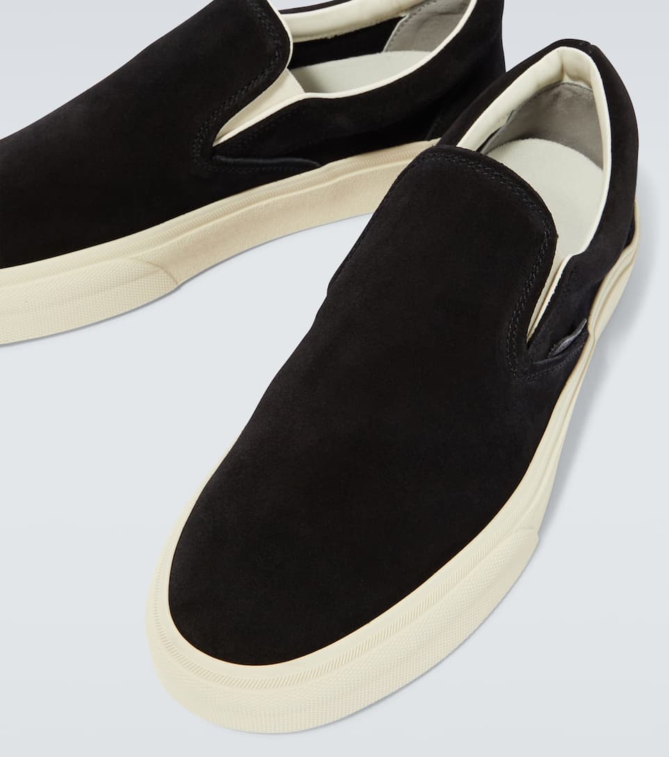 Suede slip-on sneakers - 3