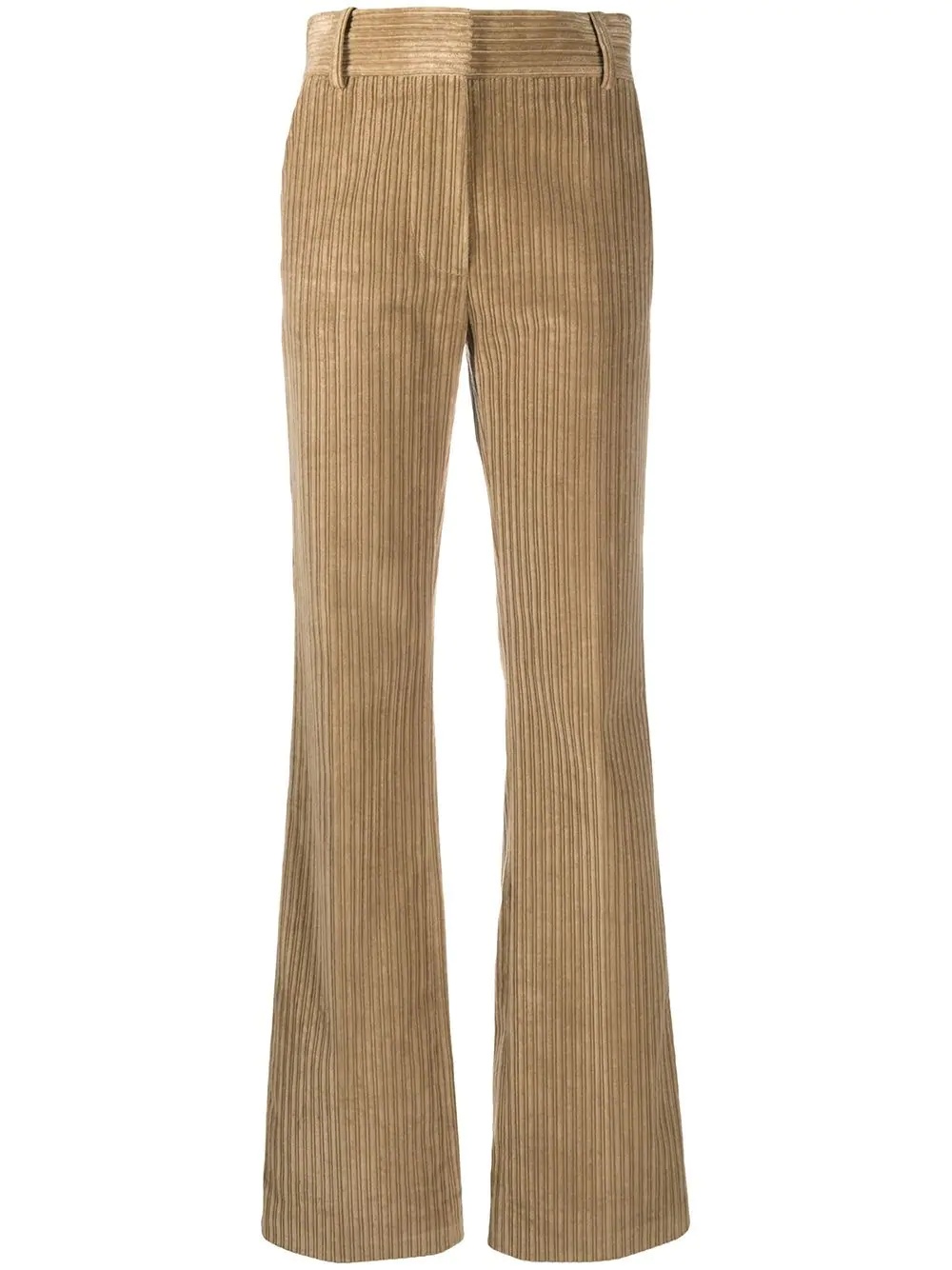 straight-leg corduroy trousers - 1