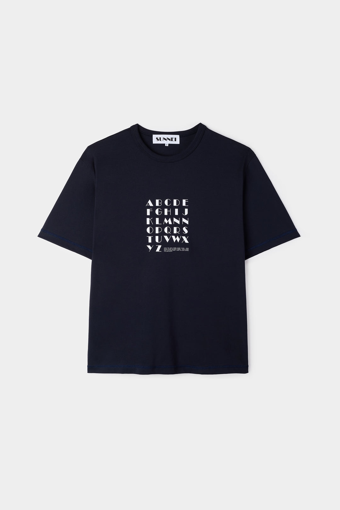 GLOW-IN-THE-DARK CLASSIC T-SHIRT / blue SUNNEI - 2