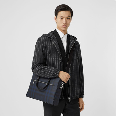 Burberry London Check and Leather Briefcase outlook