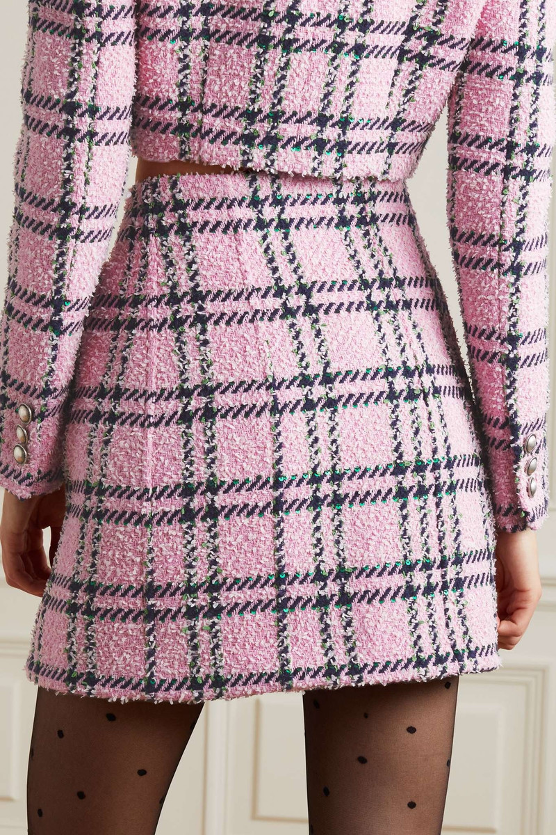 Wool-blend tweed mini skirt 3