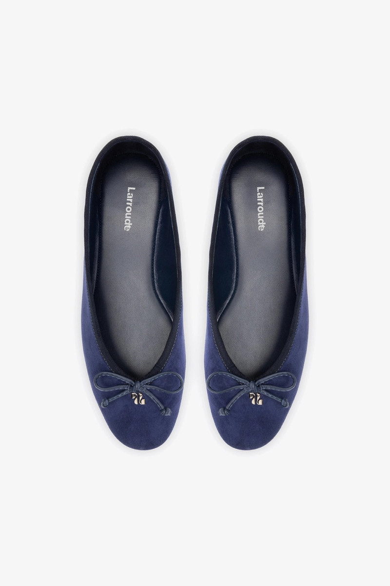 Pavlova Ballet Flat In Indigo Suede 7