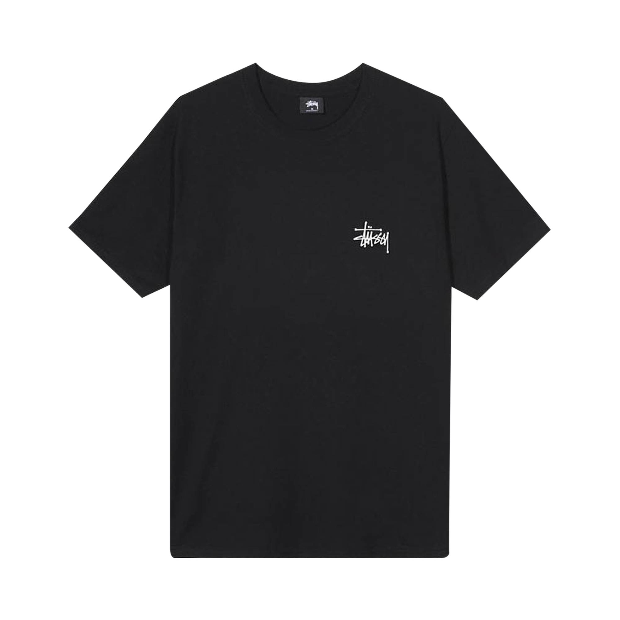 Stussy Basic Tee 'Black' - 1