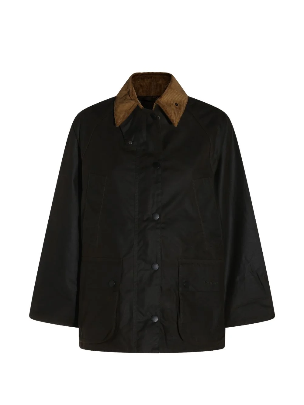 Bedale waxed corduroy-collar jacket - 1