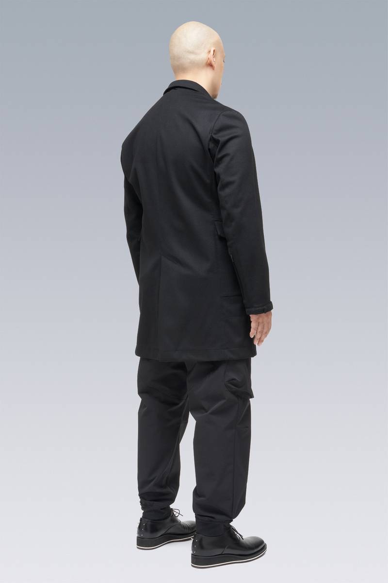 J38-LP Loro Piana® Storm System® Coat Black 3
