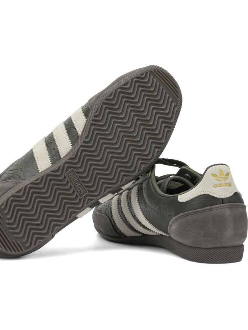Japan striped leather sneakers 5