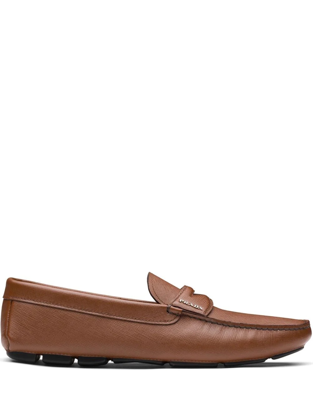 slip-on leather loafers - 1