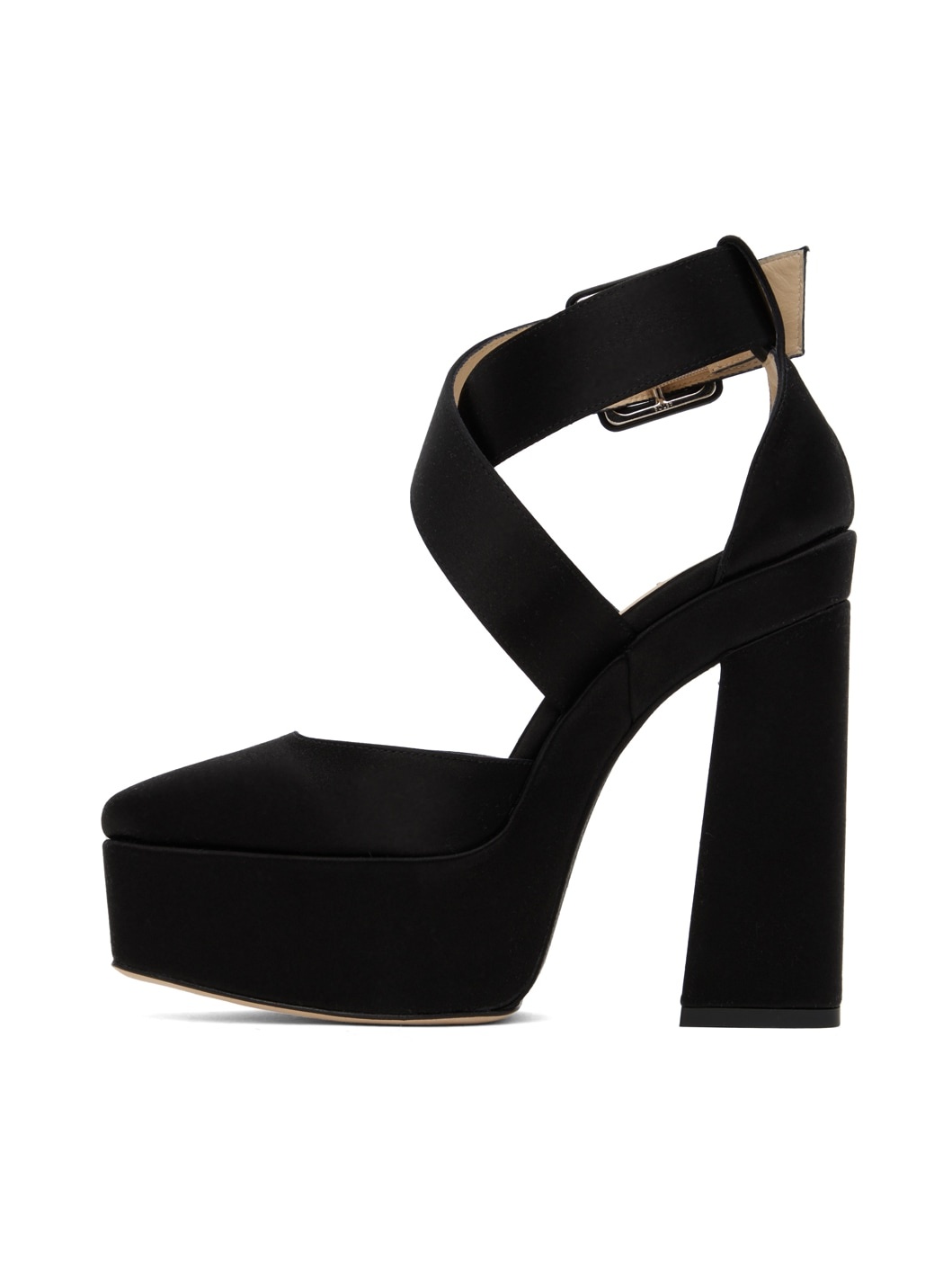Black Gaia Platform Sandals - 3