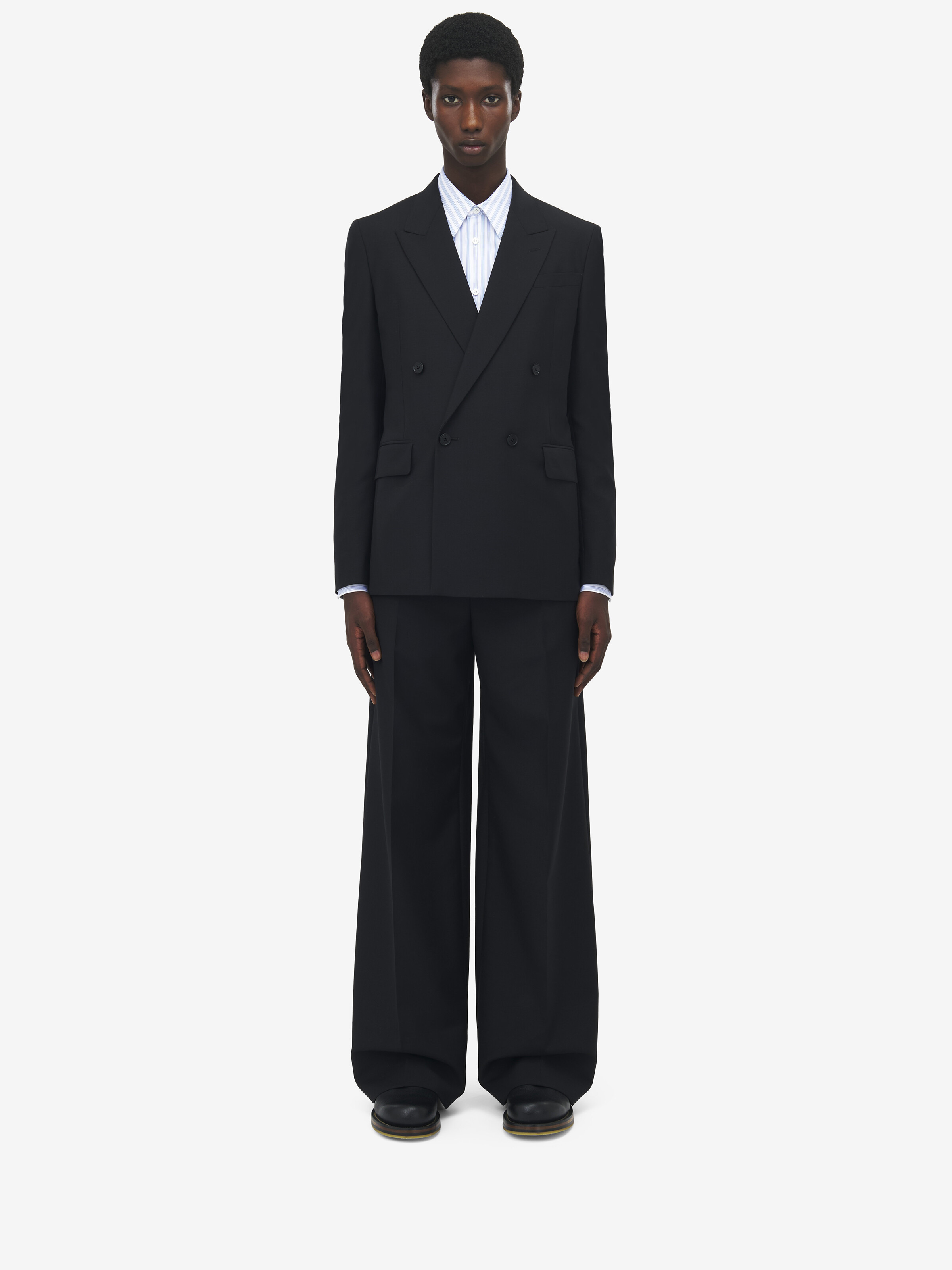 Double-Breasted Tailored Jacket - 3