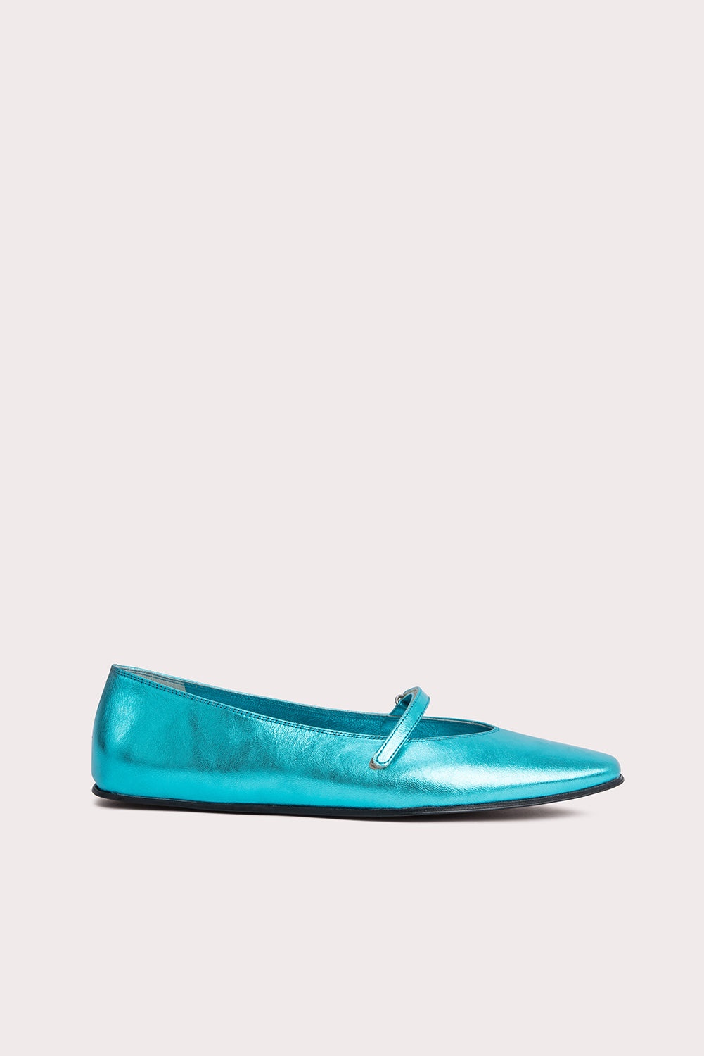 Molly Aquamarine Metallic Leather - 1