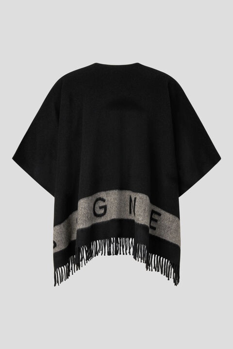 Nancie poncho in Black - 7