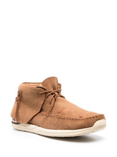 visvim Lhamo Folk suede sneakers outlook