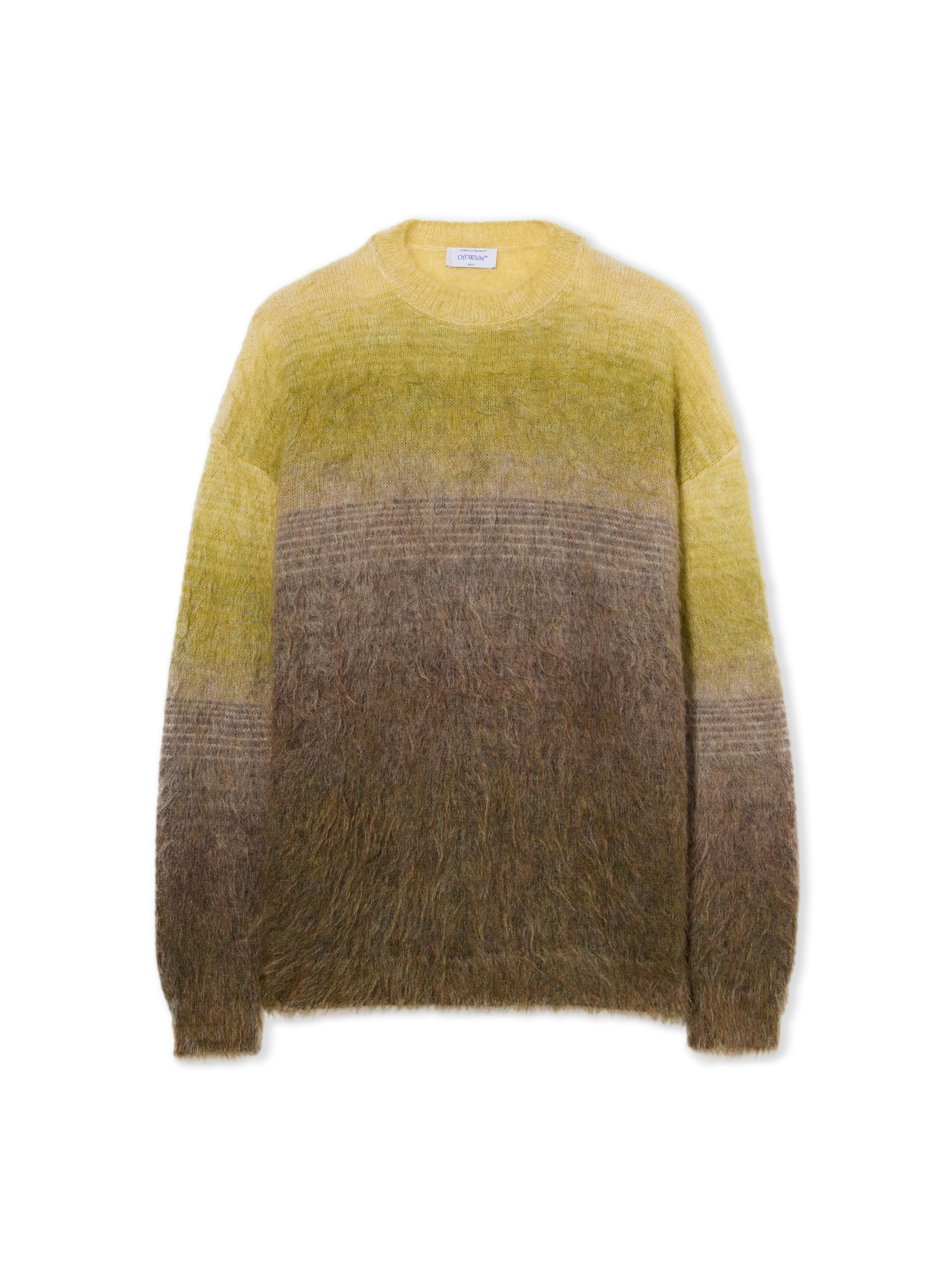 Mohair Arrow Gradient Crewneck Sweater - 2