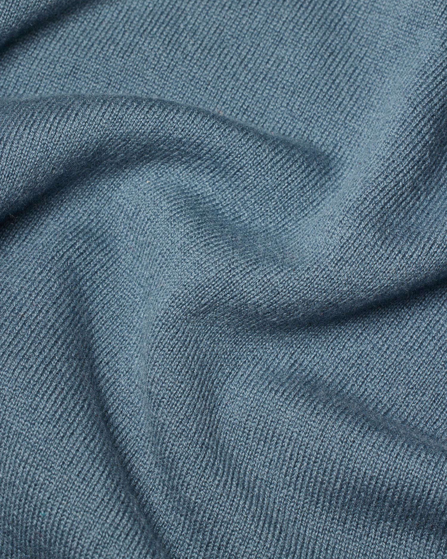 Stone Blue Cashmere Crew Neck Sweater - 4