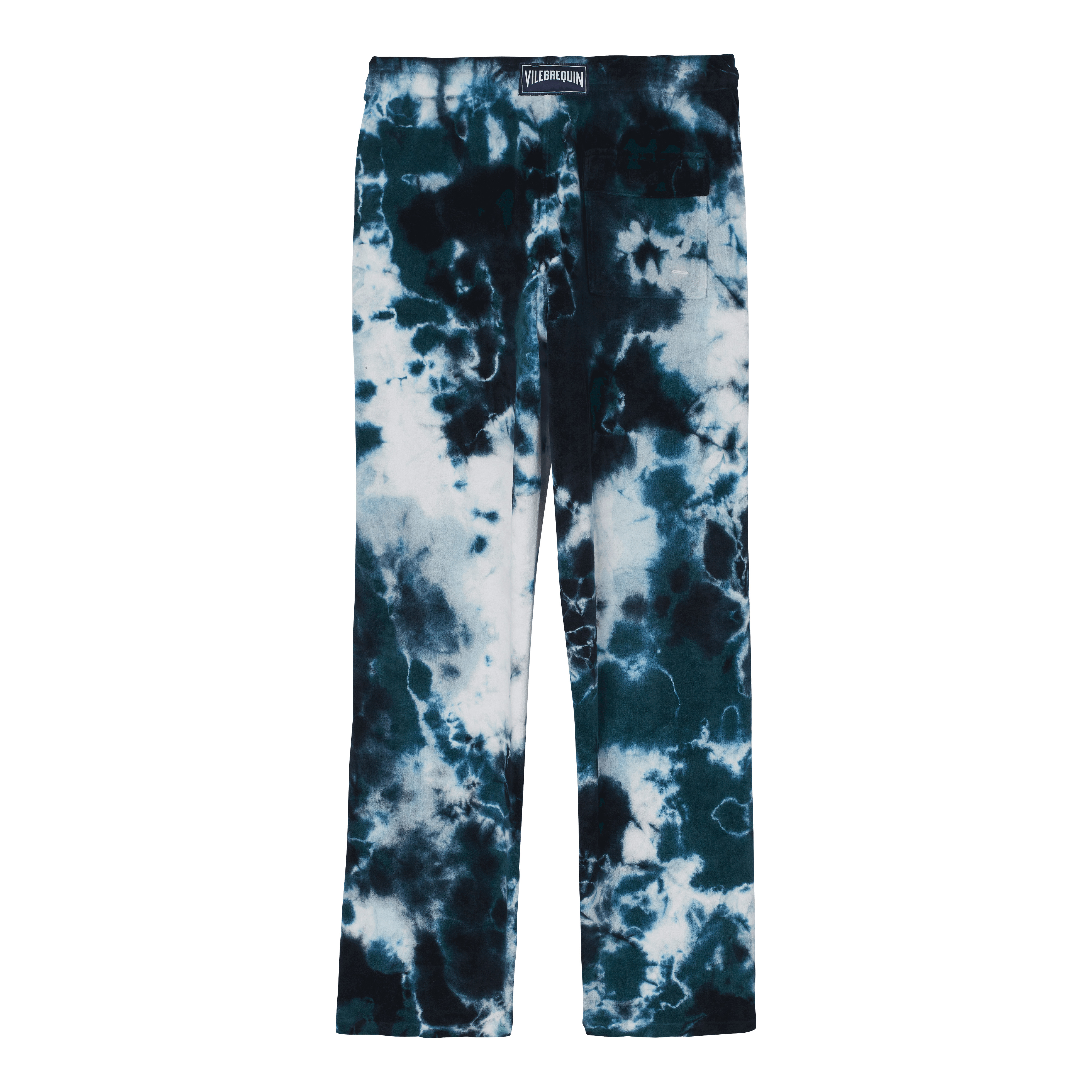 Men Terry Pants Rough Ocean Tie and Dye - 2