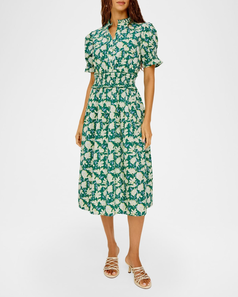 Rails Makayla Floral Cotton Midi Dress outlook