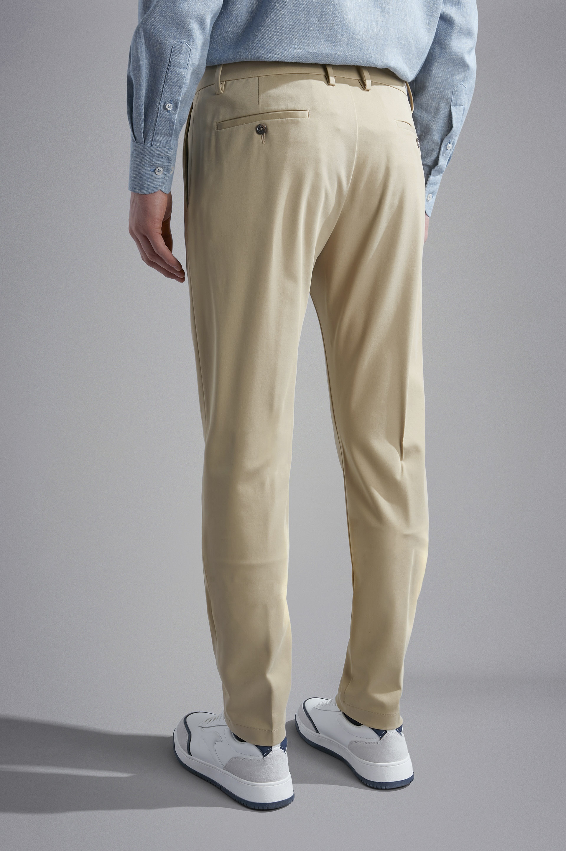 X-SOFT COTTON CHINO TROUSERS - 3