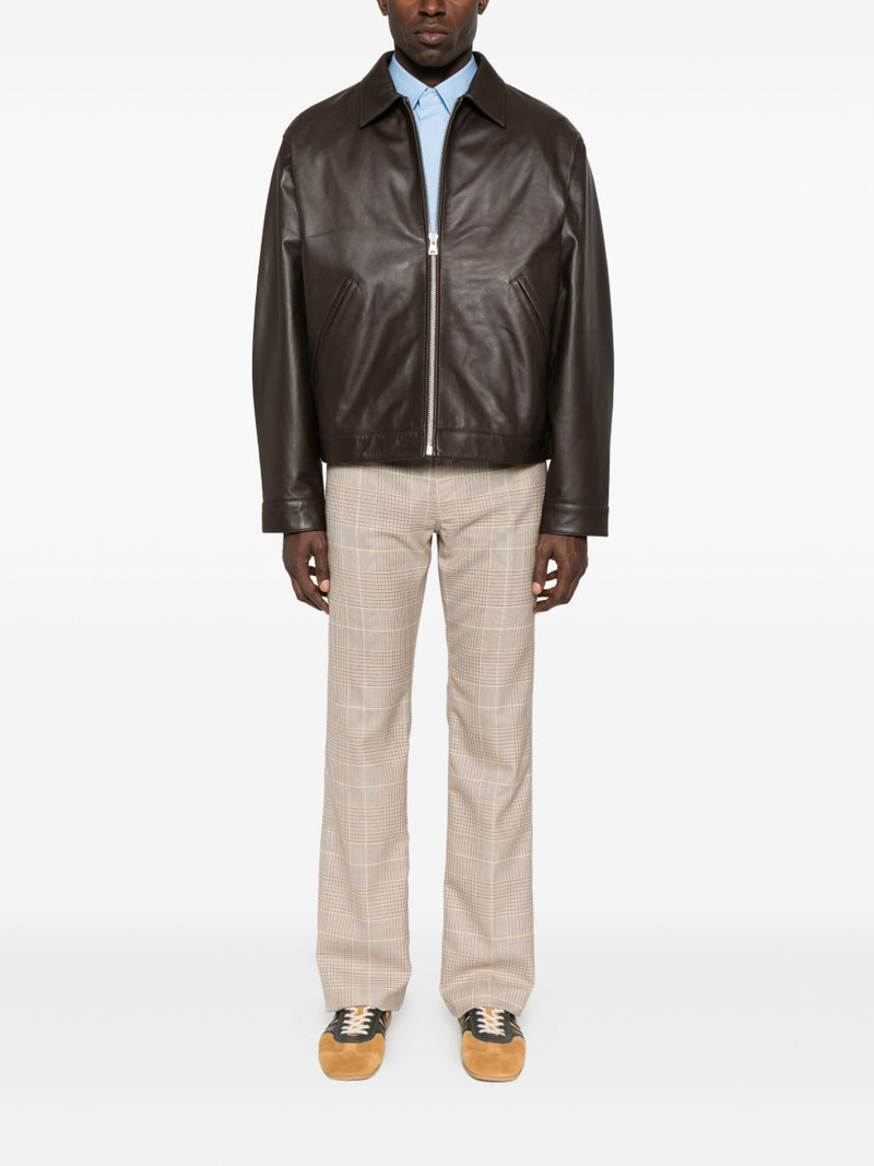 Alexander McQueen checked trousers outlook