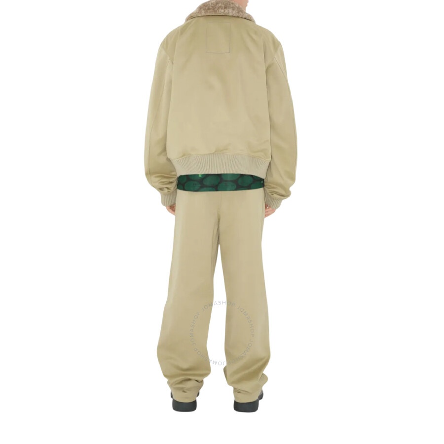 Burberry Shearling-Collar Bomber Jacket - 4
