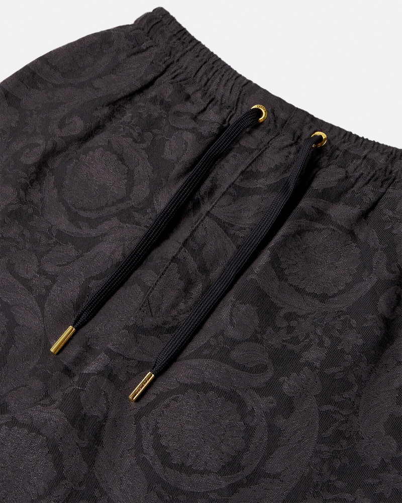 VERSACE Barocco Jacquard Chambray Shorts outlook