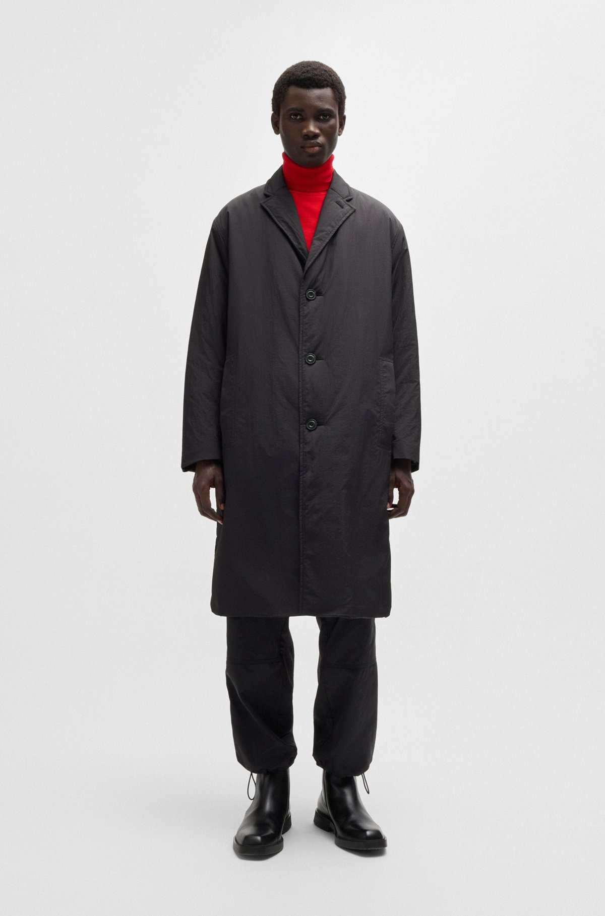 WATER-REPELLENT CAR COAT IN A RELAXED FIT - 4