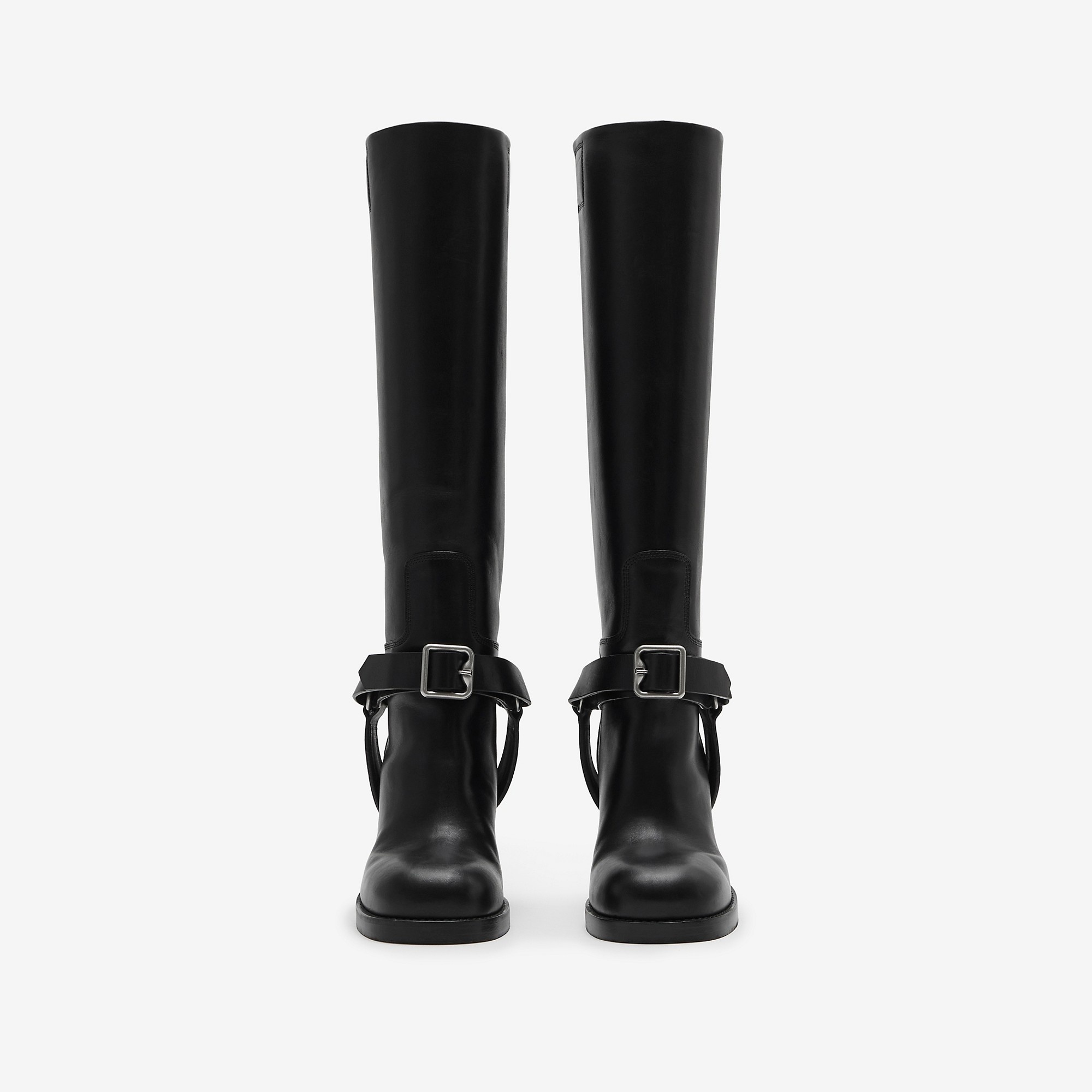 Leather Stirrup High Boots - 3