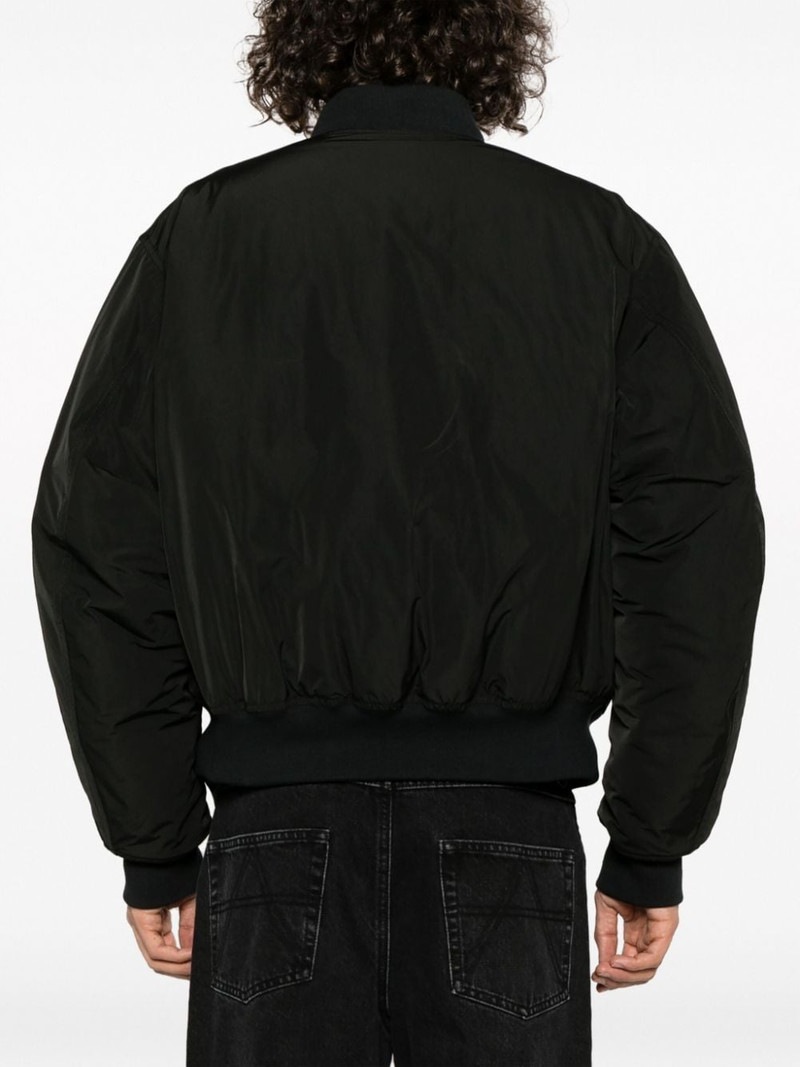 logo-print bomber jacket 4