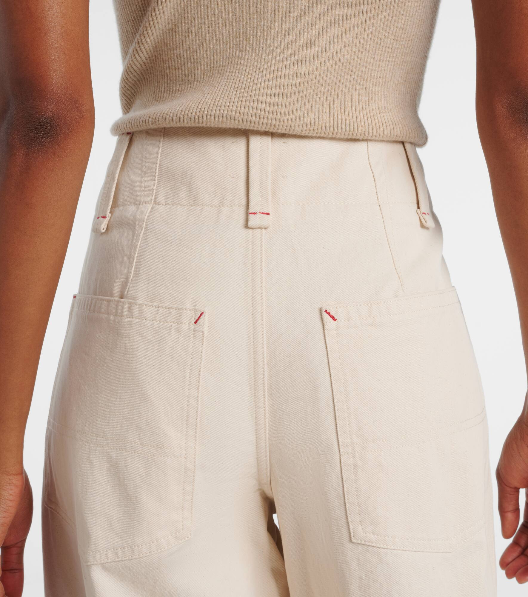 Oumaya barrel-leg jeans - 6