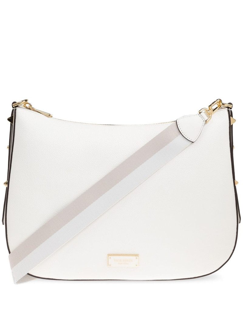 logo-plaque shoulder bag 1