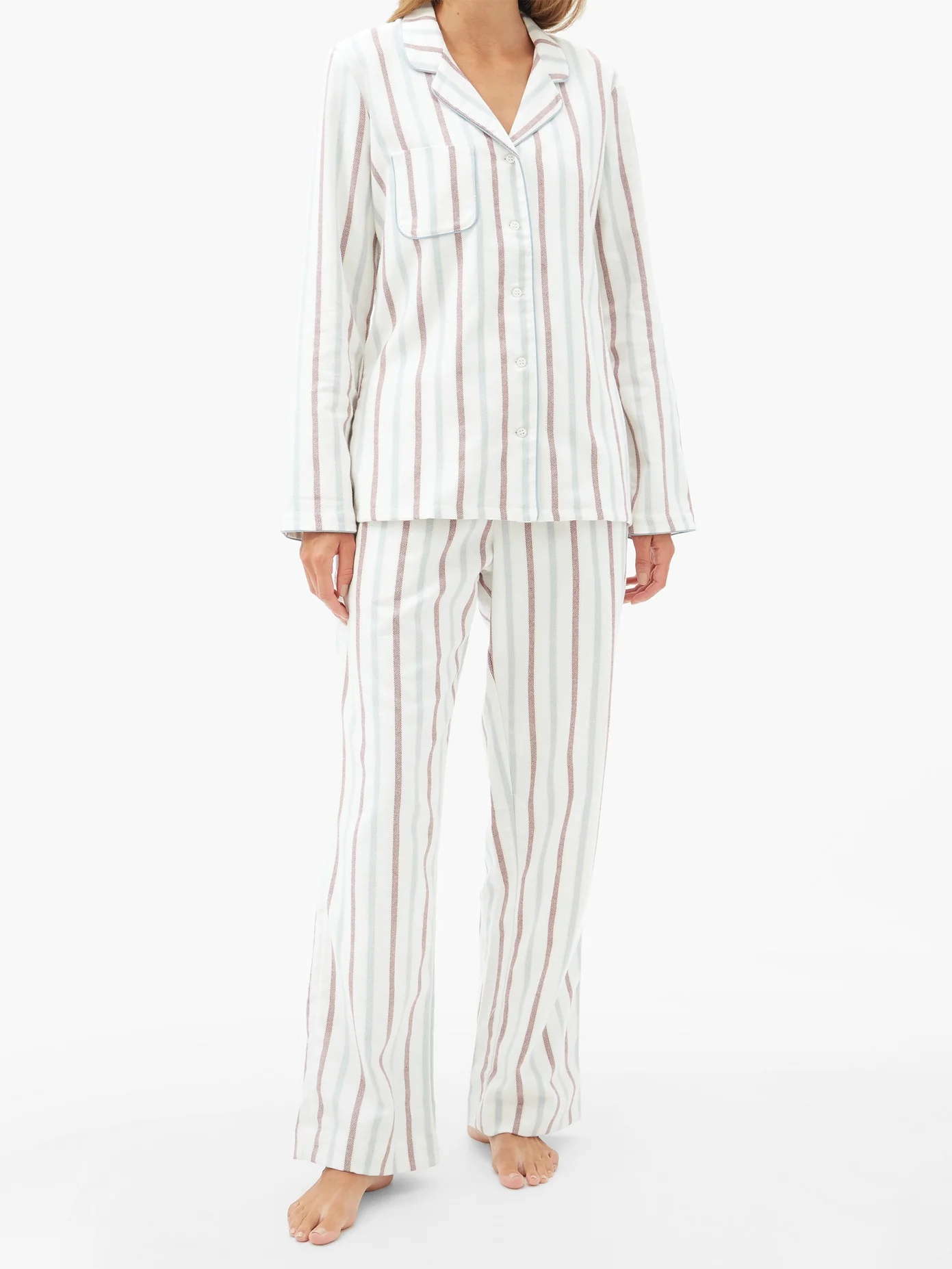 Striped cotton pyjamas - 2