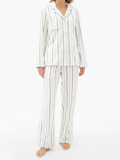 Derek Rose Striped cotton pyjamas outlook