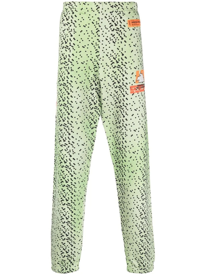 abstract-spot track pants 1