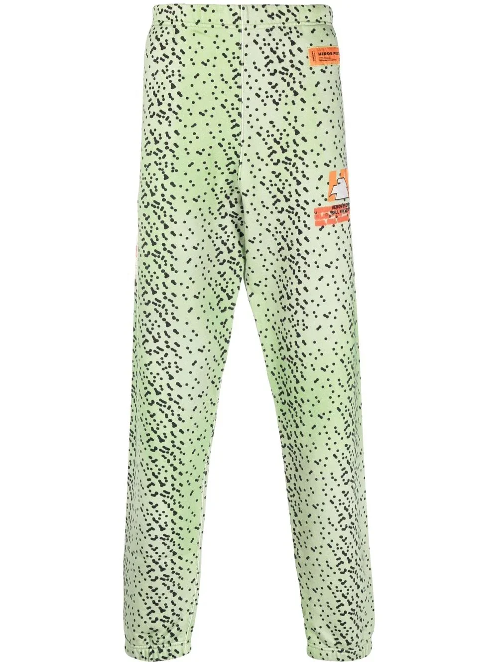 abstract-spot track pants - 1