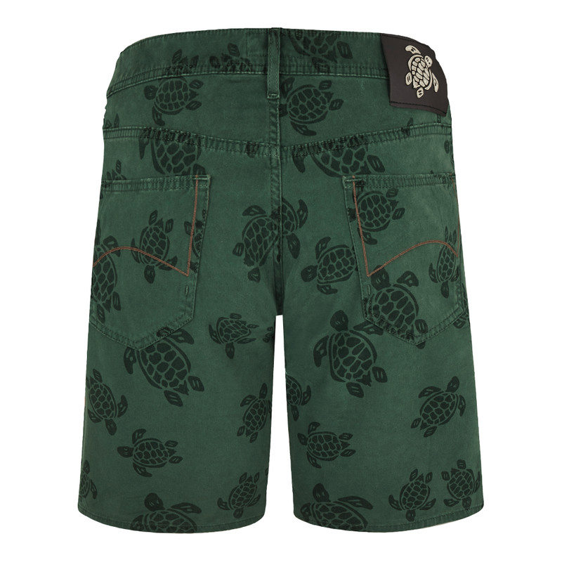 Men 5-Pockets Denim Bermuda Shorts Ronde des Tortues 2