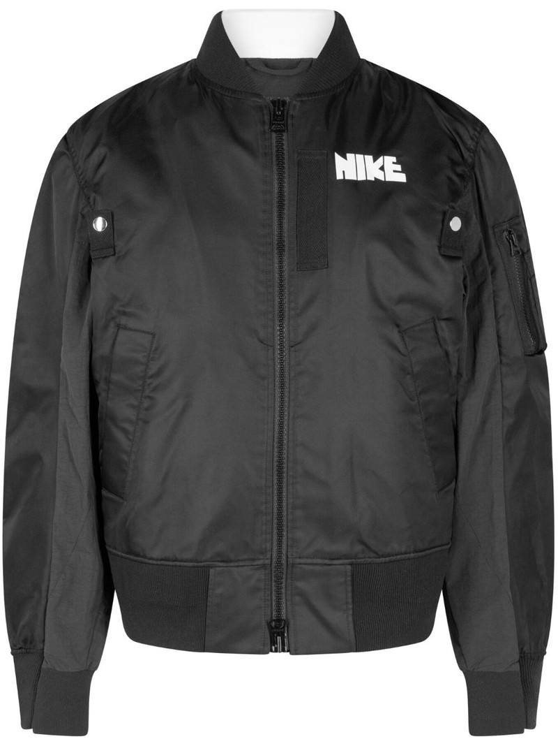 x sacai layered bomber jacket 1